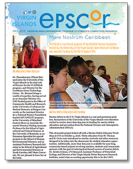 vI-EPSCoR Newsletter Fall 2016 Image